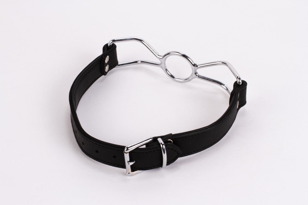 DEVIL STICKS - CALF SOFTY LEATHER TOP AND LAMB LEATHER PADDING WITH STAINLESS STEEL MOUTH PIECE BLACK