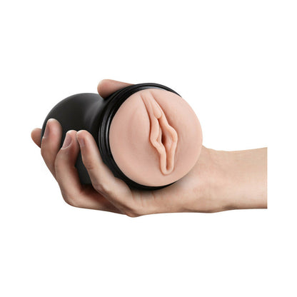 BLUSH - M FOR MEN SOFT + WET PUSSY WITH PLEASURE RIDGES & ORBS SELF-LUBRICATING VAGINA STROKER BEIGE