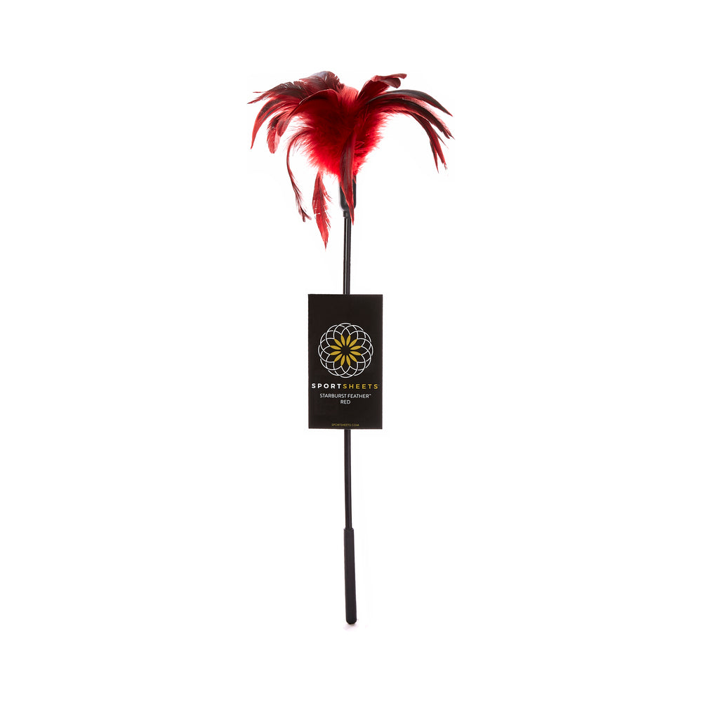 SPORTSHEETS - STARBURST TICKLER RED