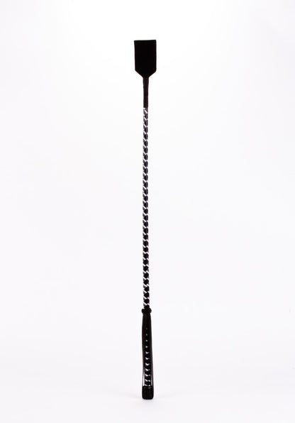DEVIL STICKS - LEATHER STICK WITH NEON STRIP AND NUBUCK LEATHER TOP WHITE