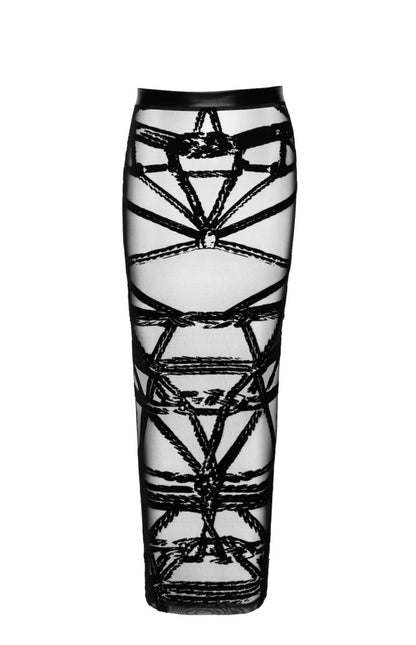NOIR HANDMADE - BONDESQUE LONG SKIRT L