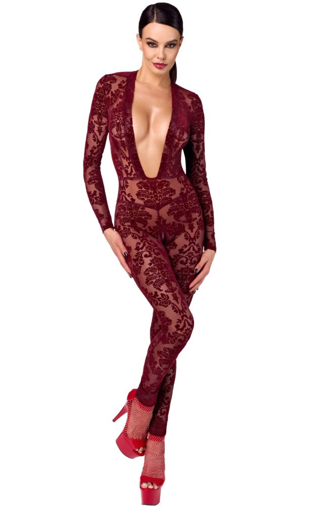 NOIR HANDMADE - KINK ROYAL CATSUIT  L