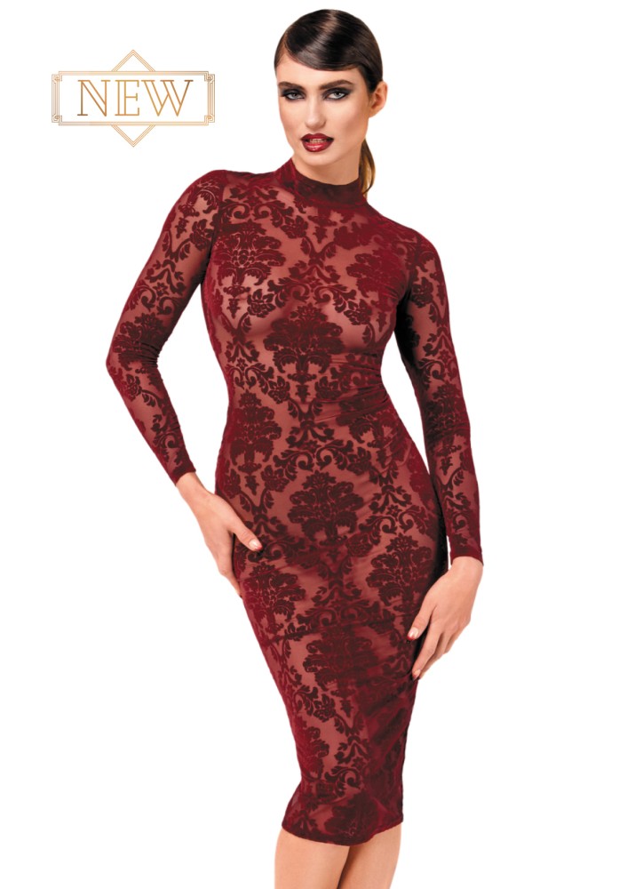NOIR HANDMADE - KINK ROYAL MIDI DRESS M