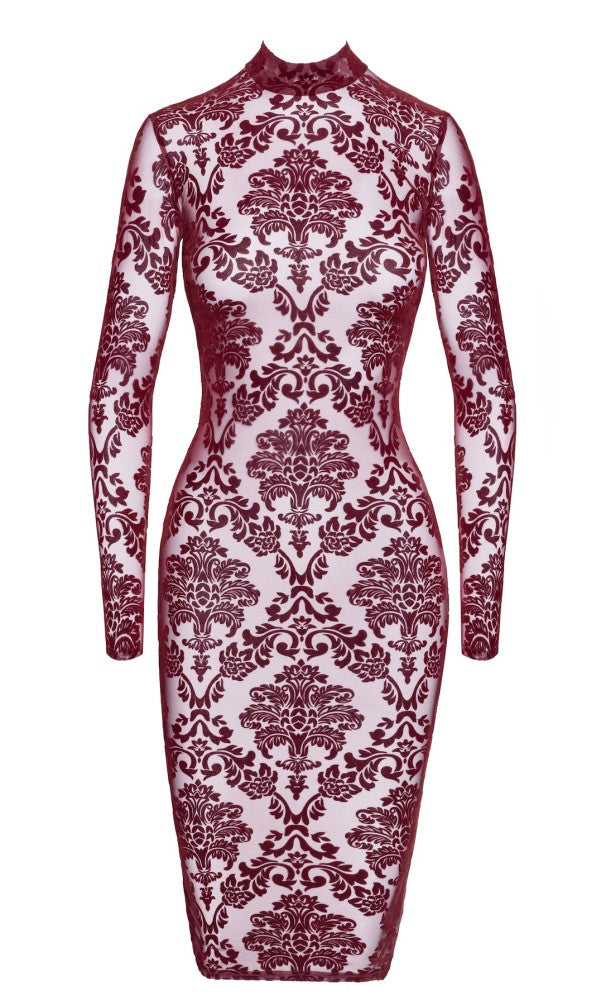 NOIR HANDMADE - KINK ROYAL MIDI DRESS M
