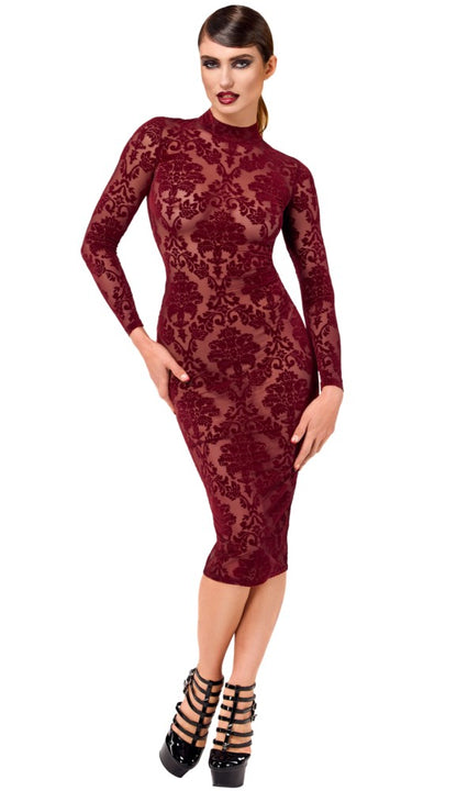 NOIR HANDMADE - KINK ROYAL MIDI DRESS M