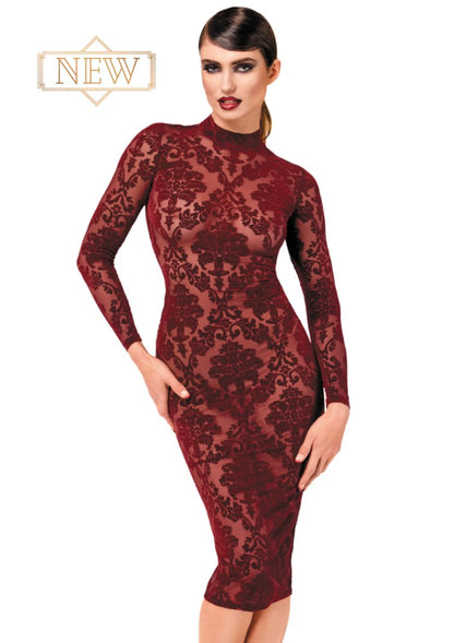 NOIR HANDMADE - KINK ROYAL MIDI DRESS L