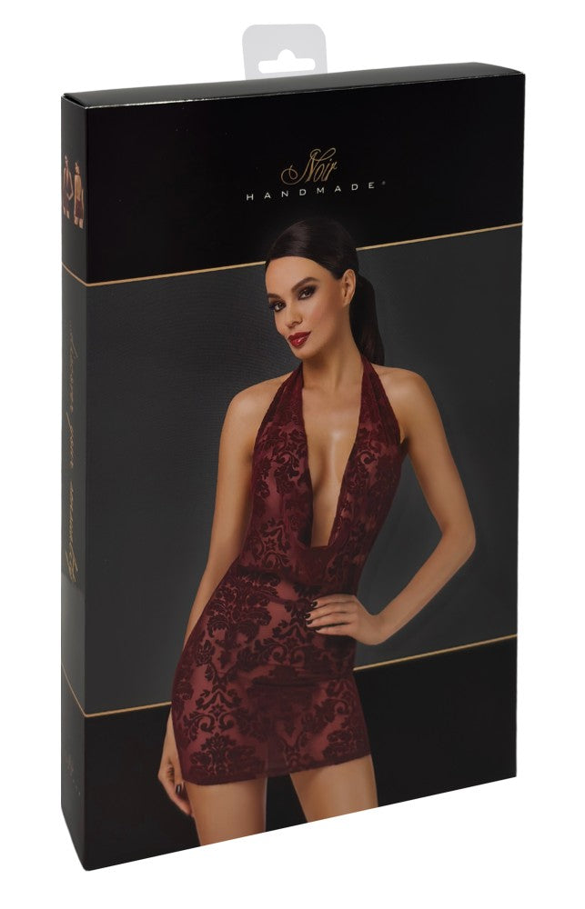 NOIR HANDMADE - KINK ROYAL CASCADE MINI DRESS L