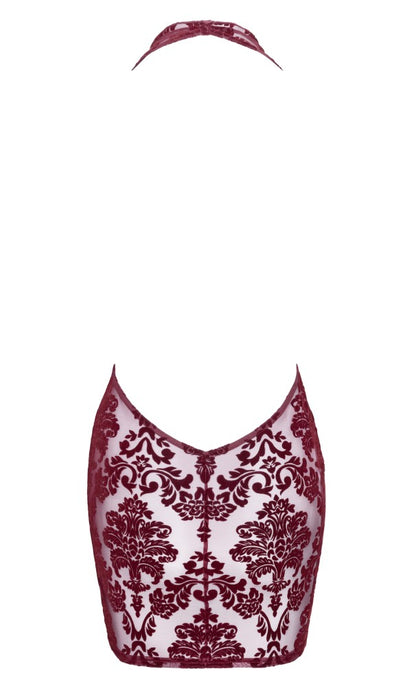 NOIR HANDMADE - KINK ROYAL CASCADE MINI DRESS L
