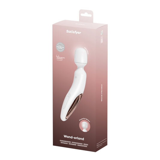 SATISFYER - WAND-ERLAND (WHITE/ROSEGOLD)