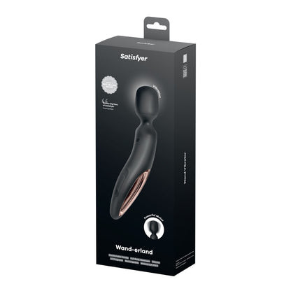 SATISFYER - WAND-ERLAND (BLACK/ROSEGOLD)