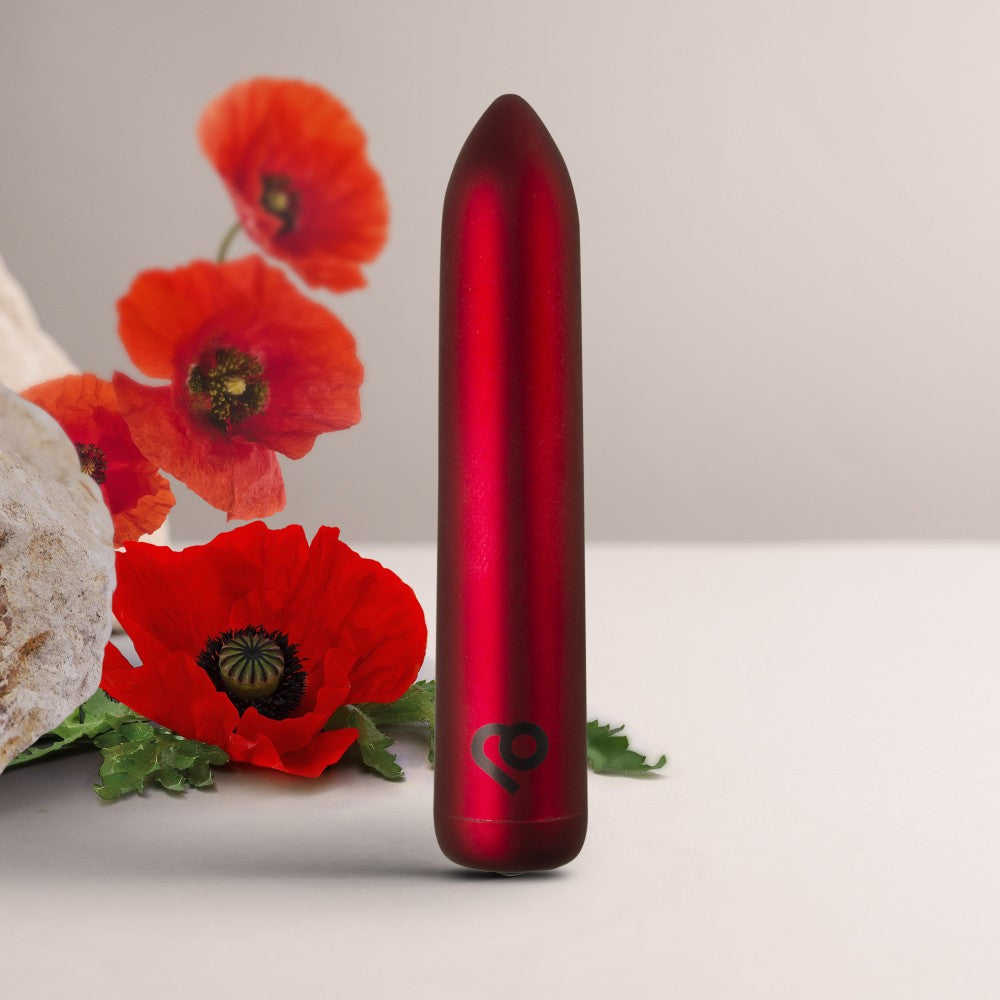 ROCKS-OFF - RO 90 RECHARGEABLE BULLET - POPPY RED