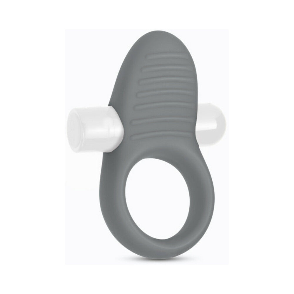 NOJE C1.RING RECHARGEABLE VIBRATING SILICONE COCKRING SLATE
