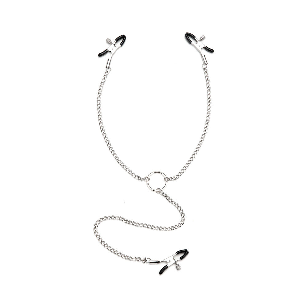 ELECTRIC EEL - LUX FETISH ADJUSTABLE NIPPLE CLIPS & CLIT CLAMP