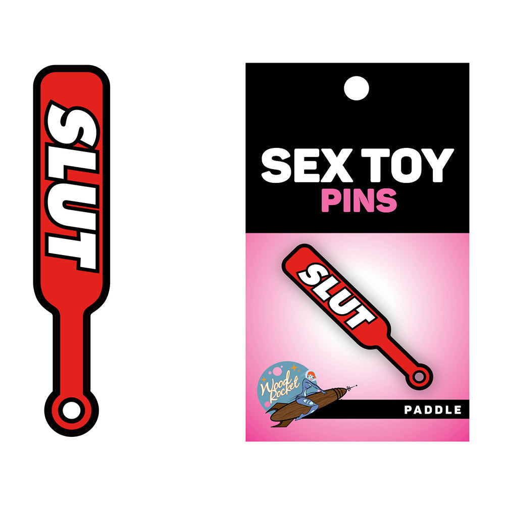 WOOD ROCKET - SEX TOY PIN PADDLE SLUT