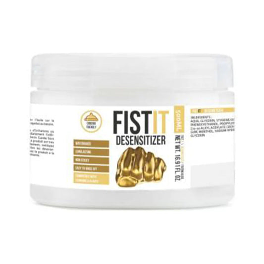 FIST IT DESENSITIZER WATER-BASED NUMBING LUBRICANT 500ML / 17 OZ.