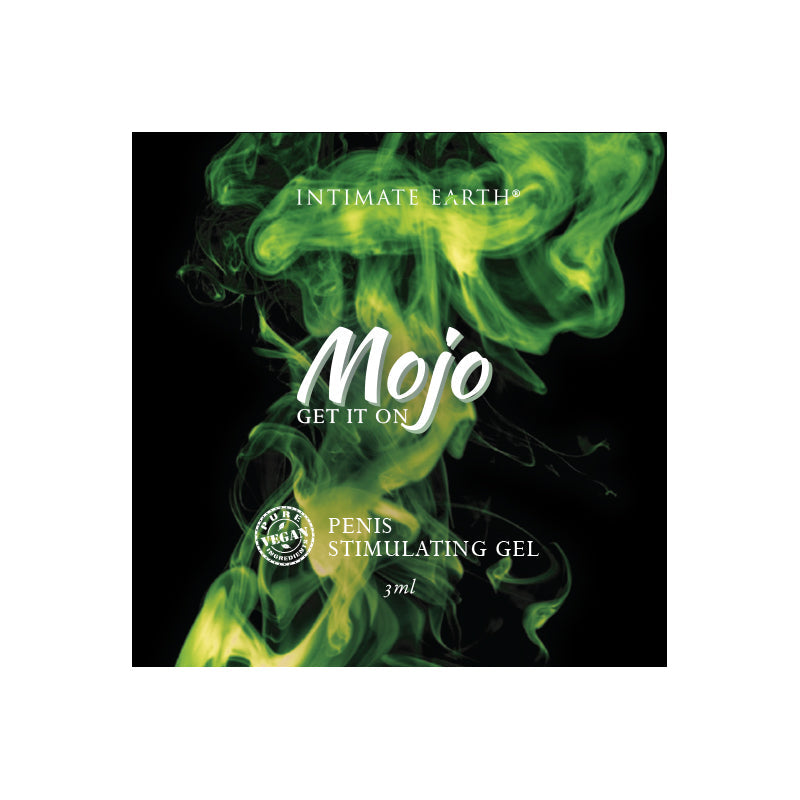 INTIMATE EARTH - MOJO NIACIN AND GINSENG PENIS STIMULATING GEL 3 ML/0.10 OZ FOIL