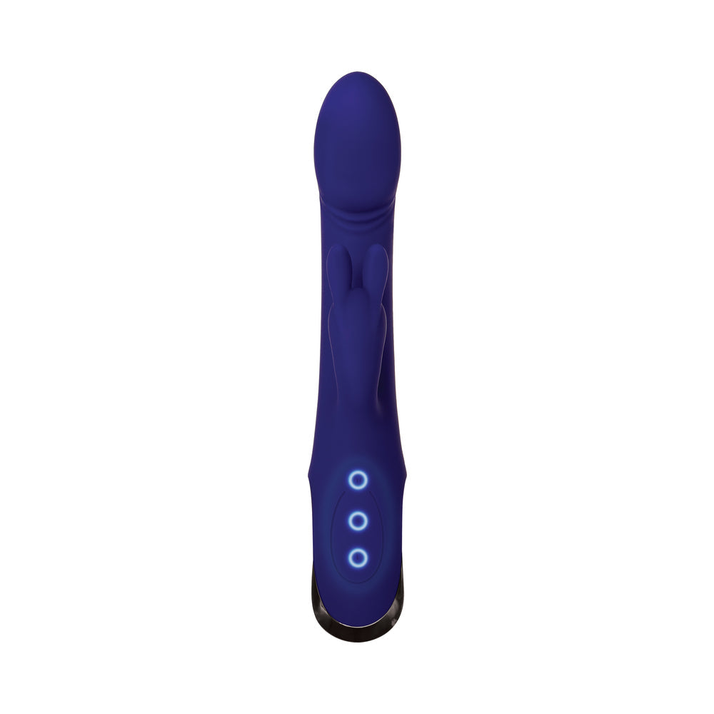 EVOLVED - BUNNY BUDDY RECHARGEABLE SILICONE RABBIT VIBRATOR BLUE