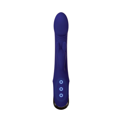 EVOLVED - BUNNY BUDDY RECHARGEABLE SILICONE RABBIT VIBRATOR BLUE