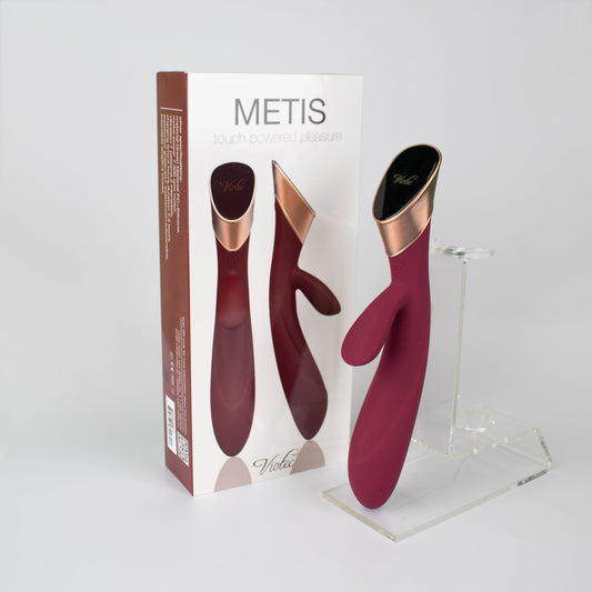 METIS TOUCH PANEL RABBIT VIBRATOR WINE RED