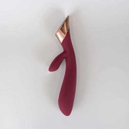 METIS TOUCH PANEL RABBIT VIBRATOR WINE RED