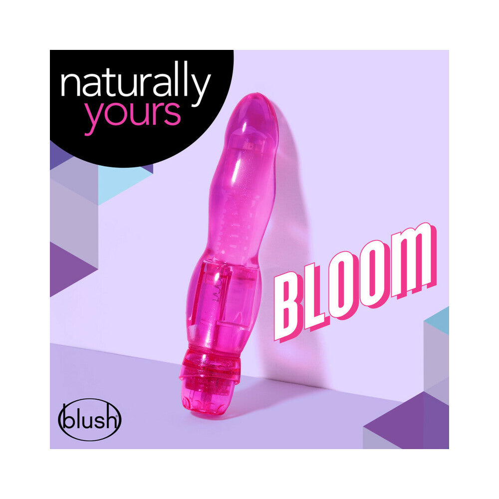 BLUSH - NATURALLY YOURS BLOOM SLIMLINE VIBRATOR PINK