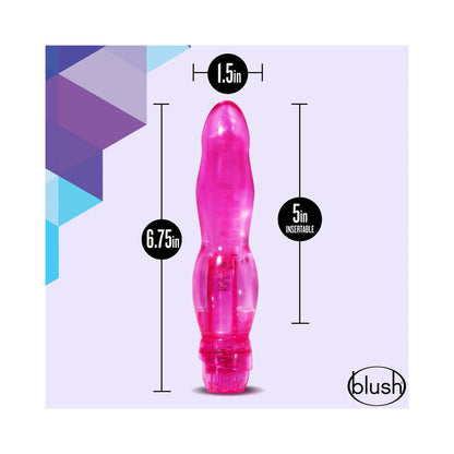 BLUSH - NATURALLY YOURS BLOOM SLIMLINE VIBRATOR PINK