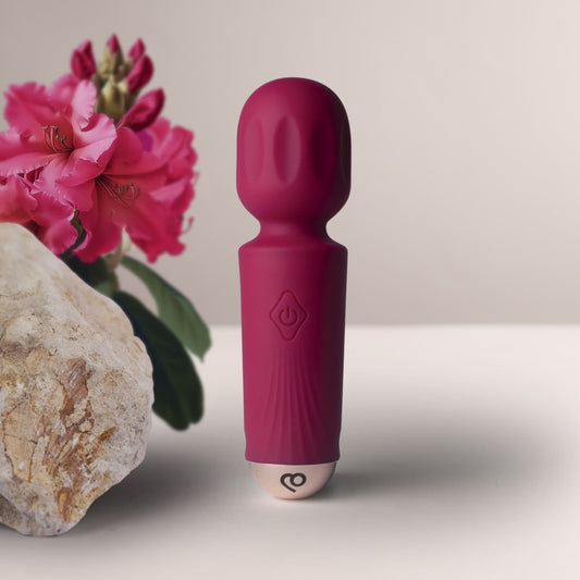 ROCKS-OFF - RECHARGEABLE MINI WAND - AZALEA RED