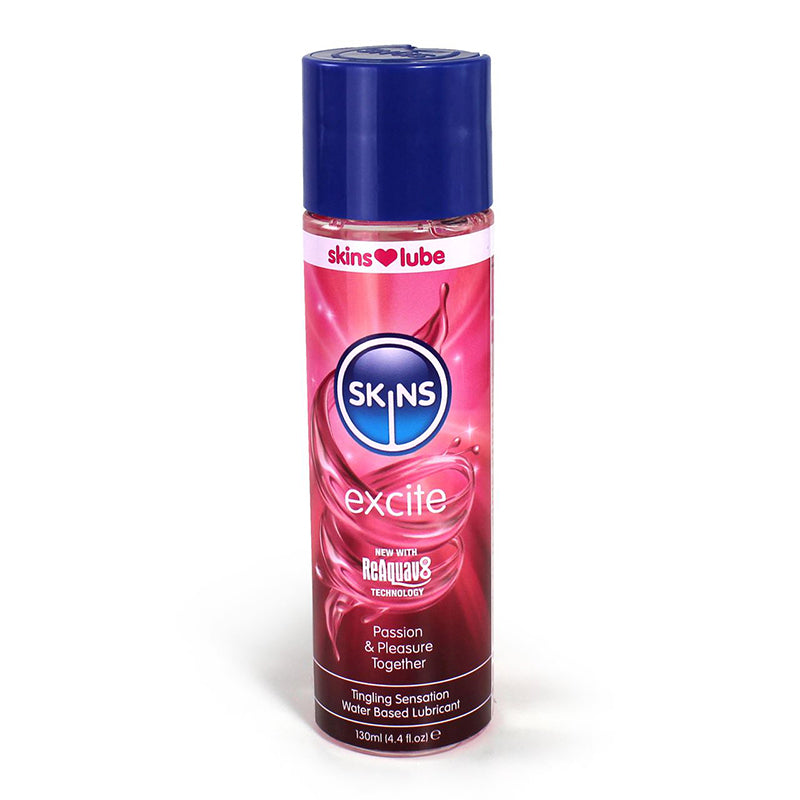 CREATIVE CONCEPTIONS - SKINS EXCITE TINGLING WATER-BASED LUBRICANT 4 OZ.