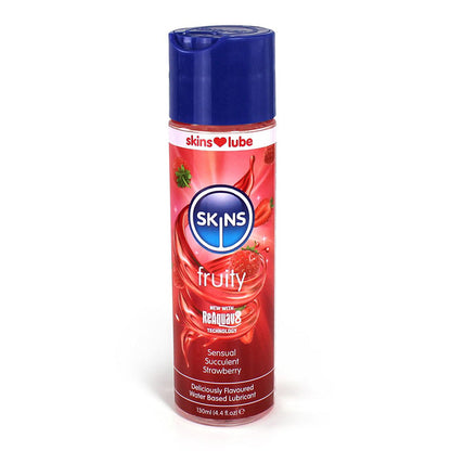 SKINS - FRUITY WATER-BASED LUBRICANT STRAWBERRY 130 ML