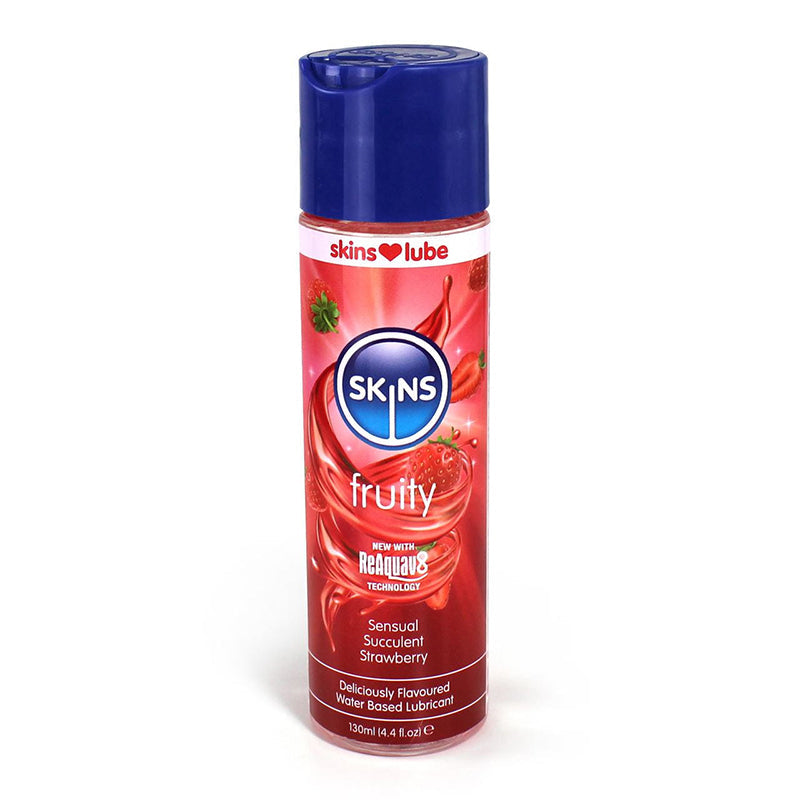 CREATIVE CONCEPTIONS - SKINS STRAWBERRY WATER-BASED LUBRICANT 4 OZ.