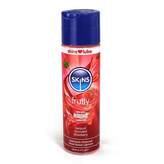 CREATIVE CONCEPTIONS - SKINS STRAWBERRY WATER-BASED LUBRICANT 4 OZ.