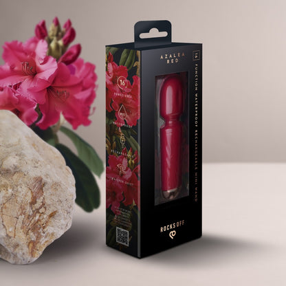 ROCKS-OFF - RECHARGEABLE MINI WAND - AZALEA RED