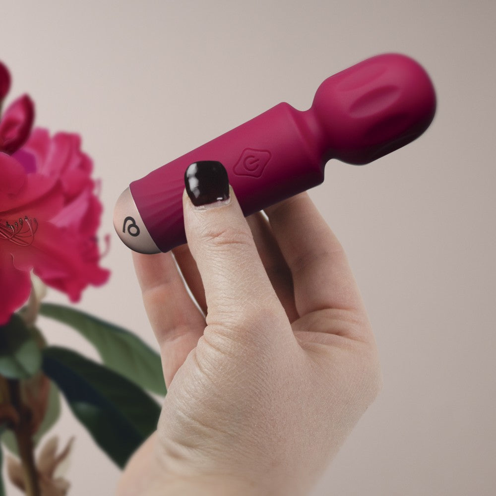 ROCKS-OFF - RECHARGEABLE MINI WAND - AZALEA RED