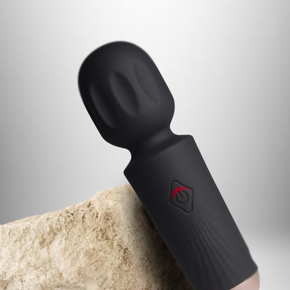 ROCKS-OFF - RECHARGEABLE MINI WAND - BLACK TULIP