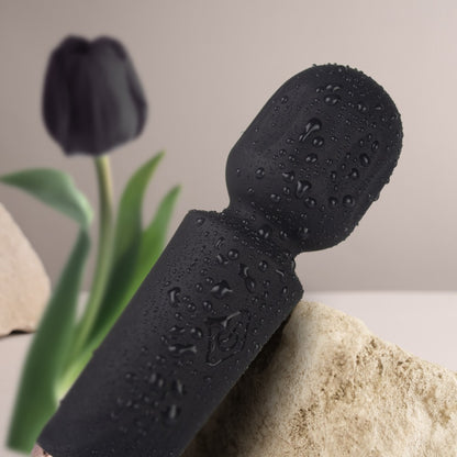 ROCKS-OFF - RECHARGEABLE MINI WAND - BLACK TULIP
