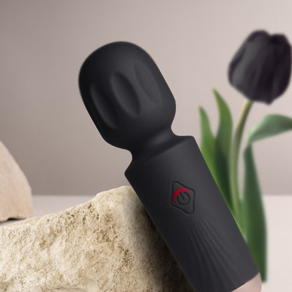 ROCKS-OFF - RECHARGEABLE MINI WAND - BLACK TULIP