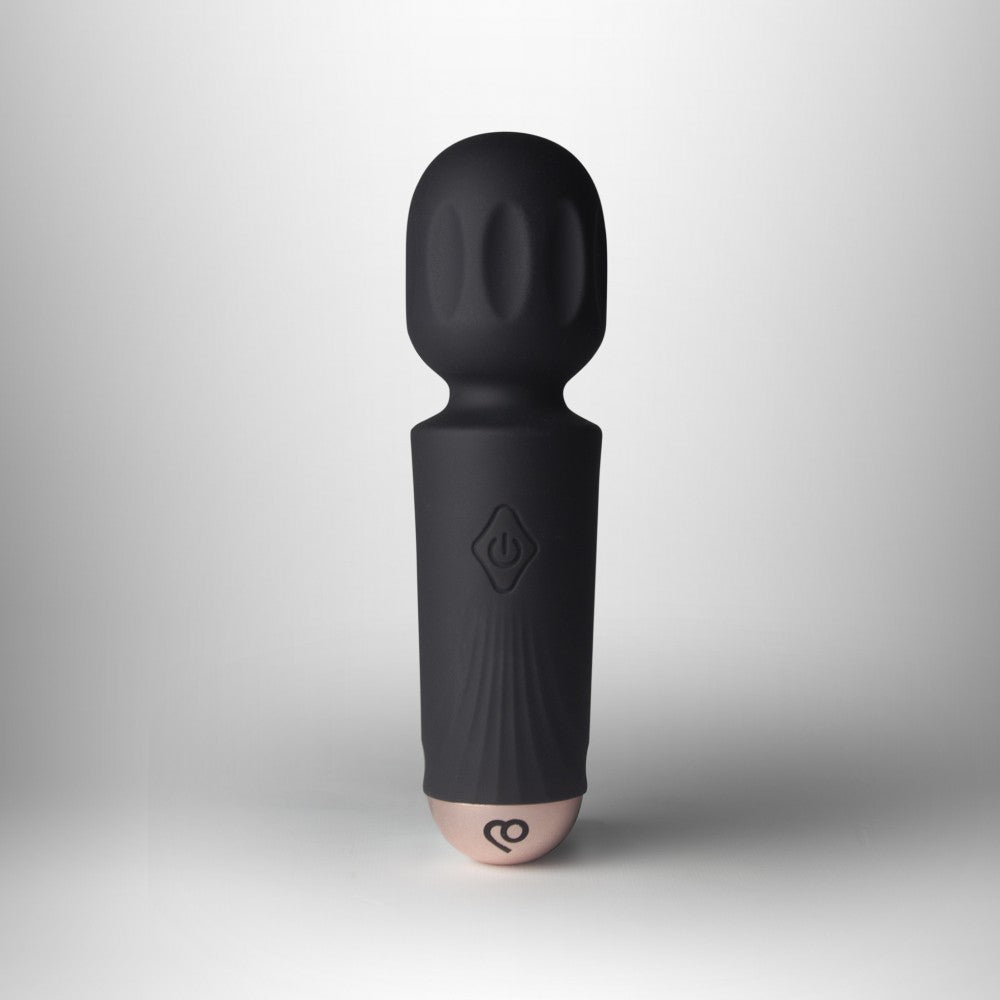 ROCKS-OFF - RECHARGEABLE MINI WAND - BLACK TULIP