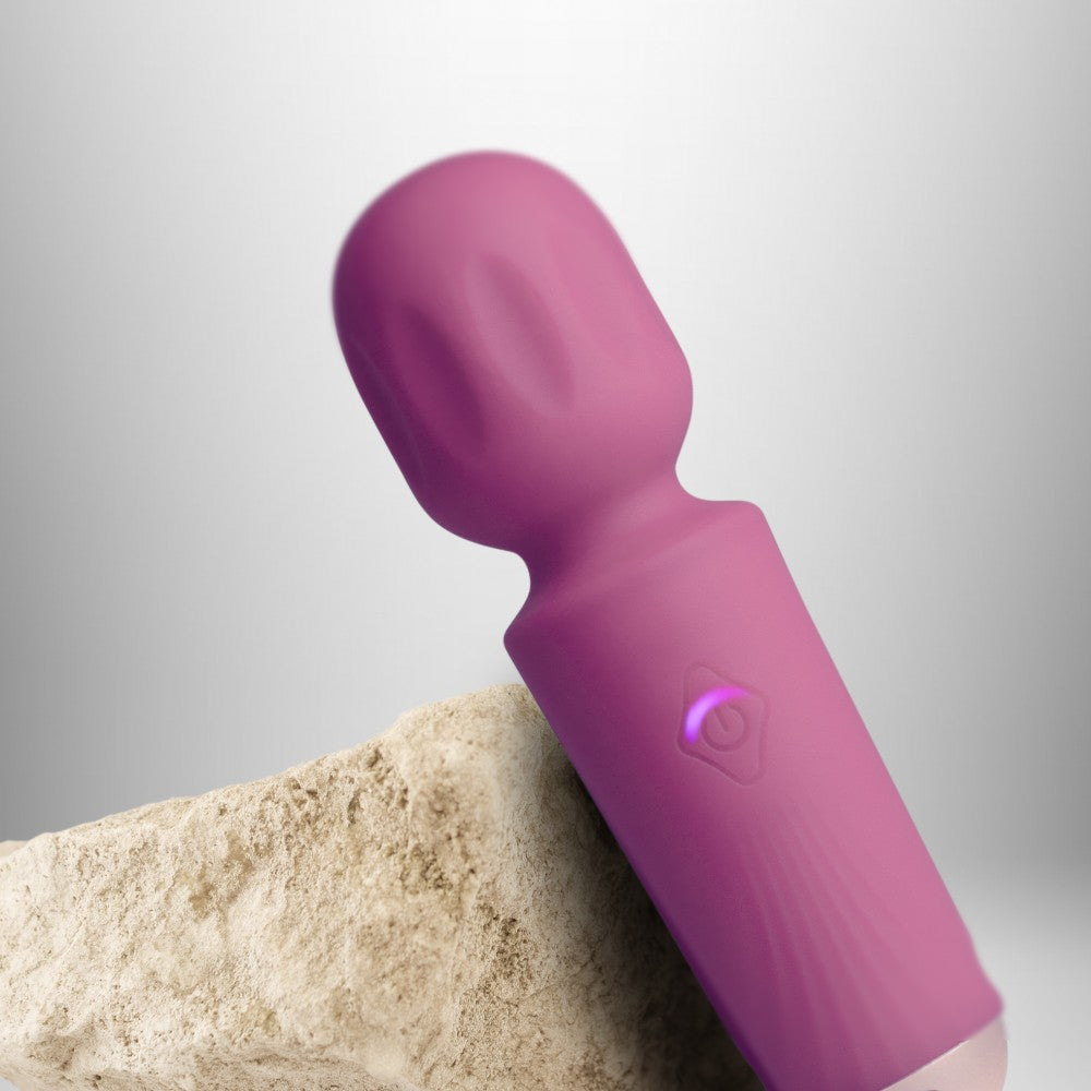 ROCKS-OFF - RECHARGEABLE MINI WAND - PEONY PINK