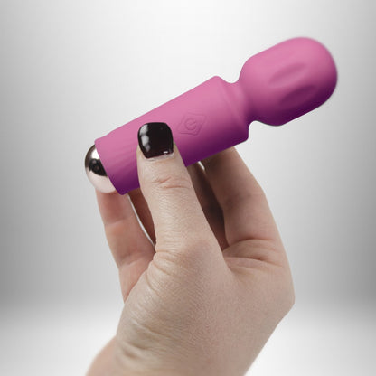 ROCKS-OFF - RECHARGEABLE MINI WAND - PEONY PINK