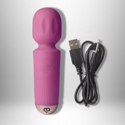 ROCKS-OFF - RECHARGEABLE MINI WAND - PEONY PINK