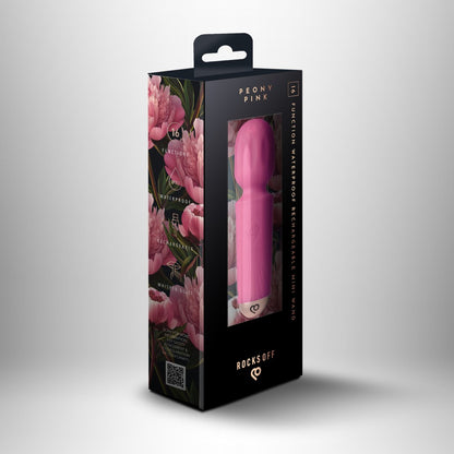 ROCKS-OFF - RECHARGEABLE MINI WAND - PEONY PINK