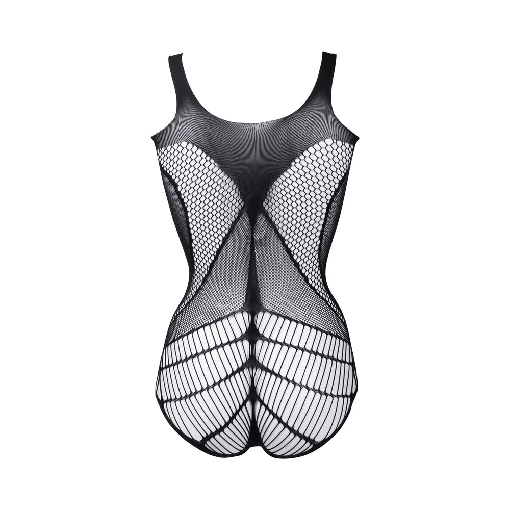SHOTS - LE DESIR CONTRAST NET TEDDY BLACK O/S