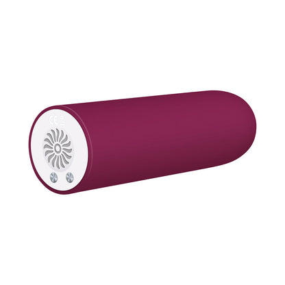 EVOLVED - VIBRADOR TIPO BALA RECARGABLE SÚPER GRUESO COLOR BORGOÑA