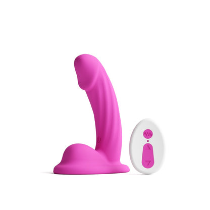 NS TOYS - COLOURS - CURVE - VIBRATING - 5" DILDO - PINK