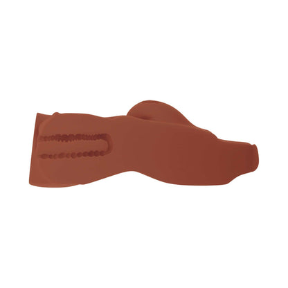 PDX PLUS PERFECT 10 TORSO DUAL ENTRY MASTURBATOR BROWN