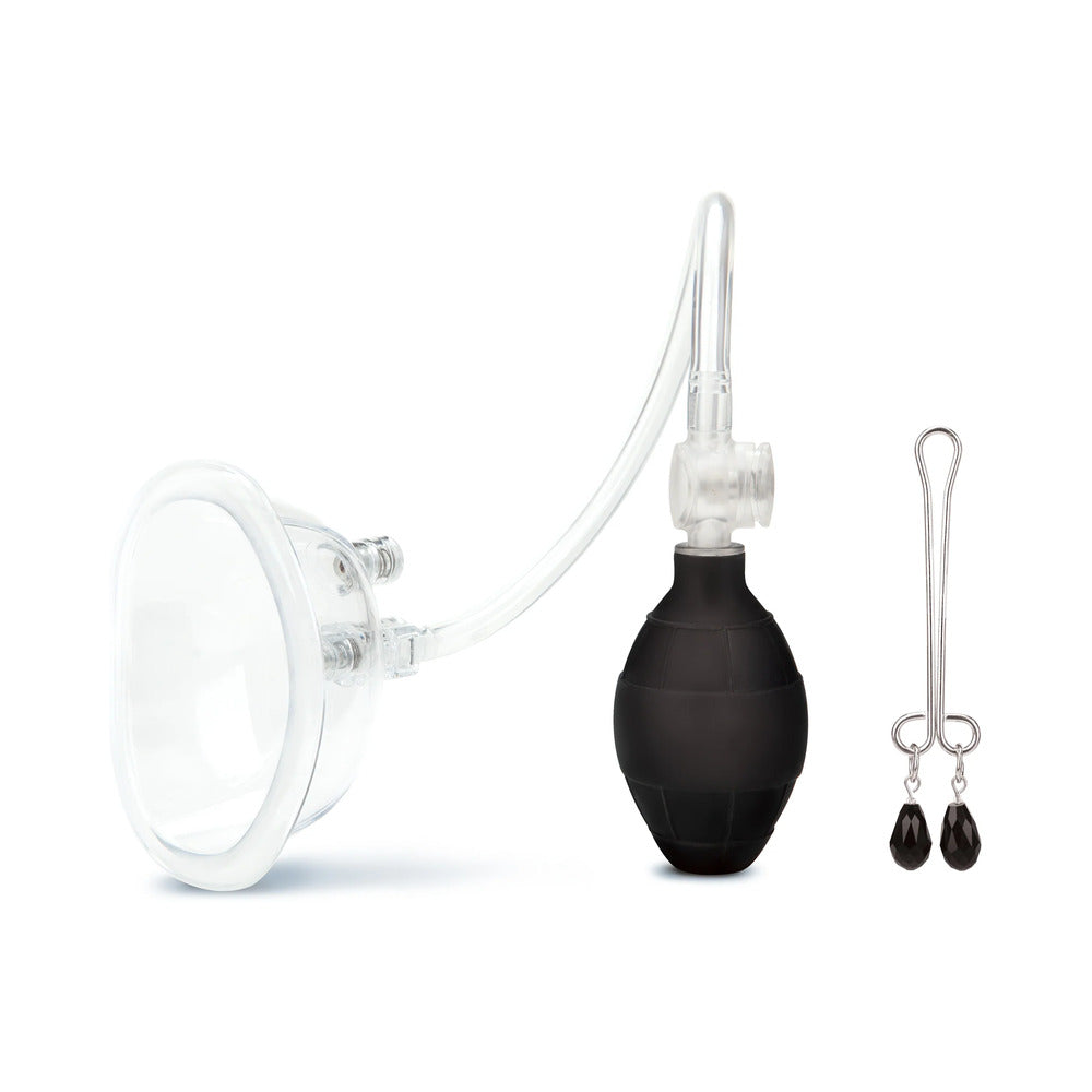 LUX FETISH DELUXE PUSSY PUMP WITH QUICK-RELEASE VALVES