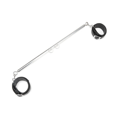 ELECTRIC EEL - LUX FETISH EXPANDABLE SPREADER BAR SET WITH DETACHABLE LEATHERETTE CUFFS