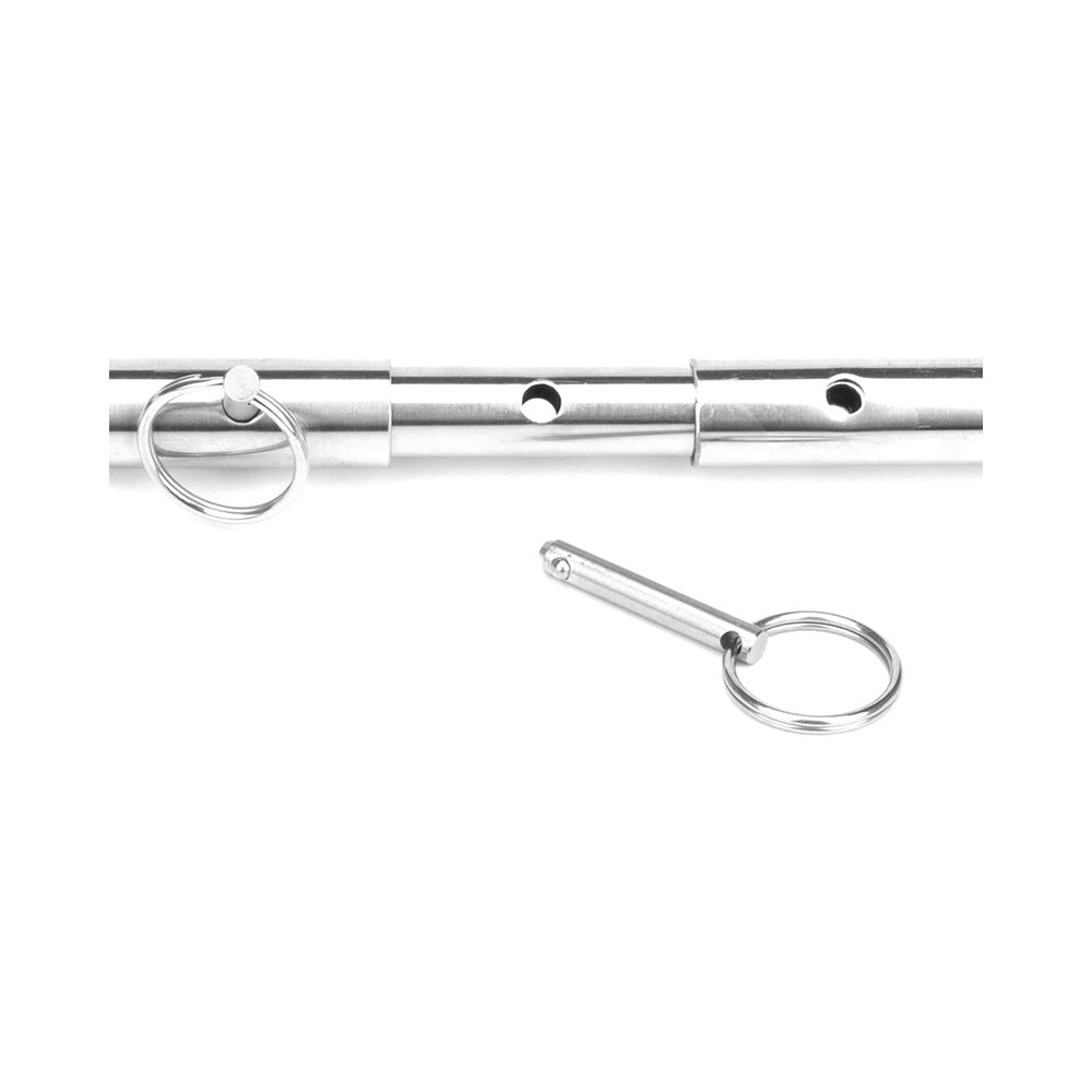 ELECTRIC EEL - LUX FETISH EXPANDABLE SPREADER BAR SET WITH DETACHABLE LEATHERETTE CUFFS