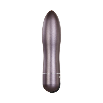 EVOLVED - TRAVEL-GASM RECHARGEABLE METAL BULLET VIBRATOR WITH CARRYING CASE GUNMETAL