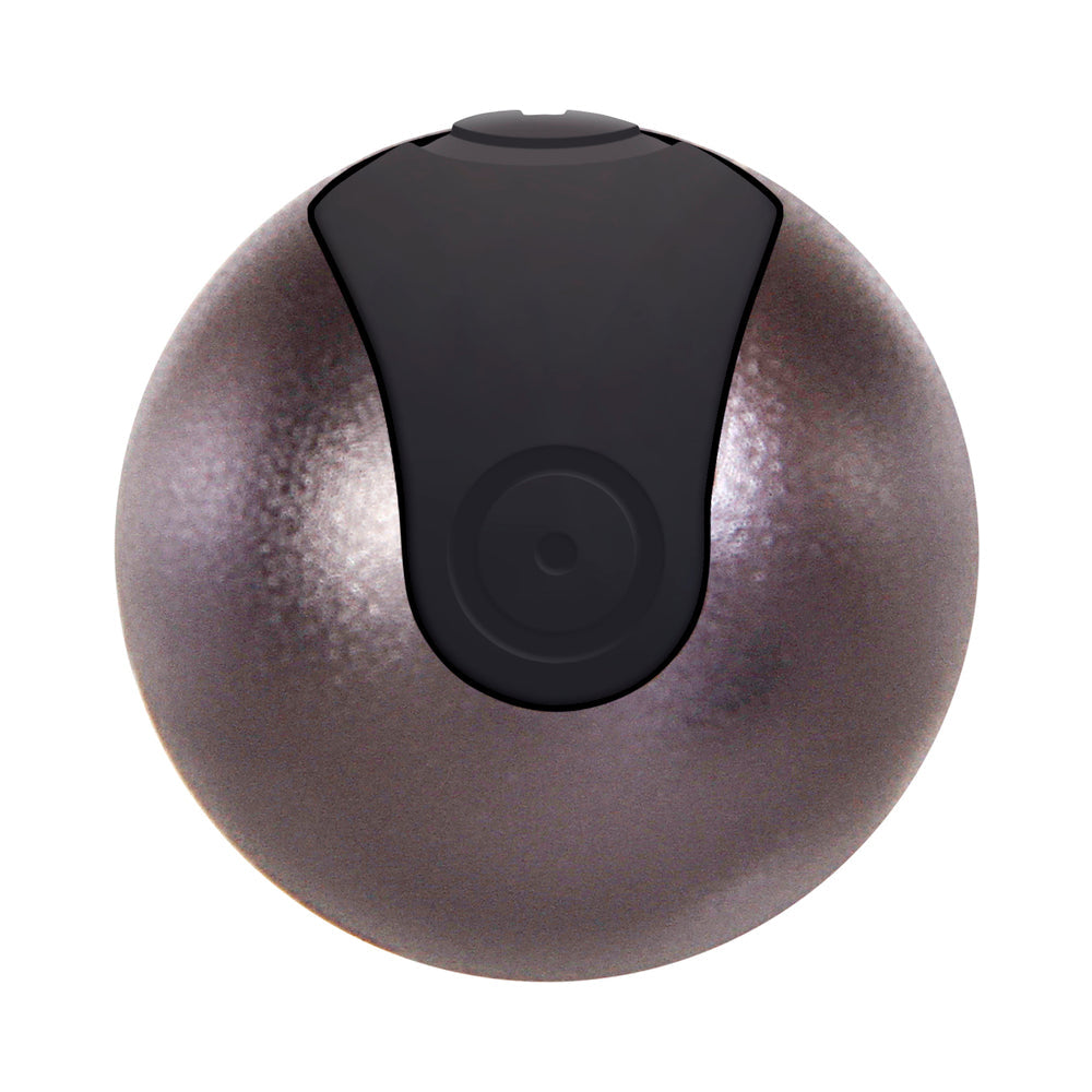 EVOLVED - TRAVEL-GASM RECHARGEABLE METAL BULLET VIBRATOR WITH CARRYING CASE GUNMETAL